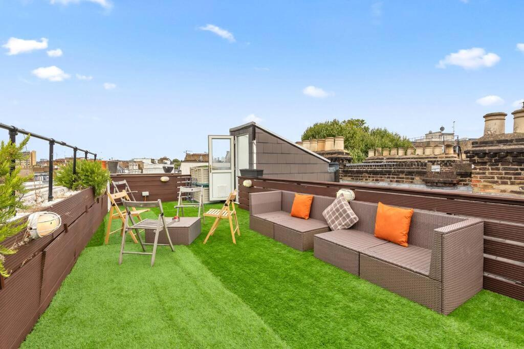 Spacious Sleep 11 With Terrace In Earls Court Ec99 Londra Exterior foto
