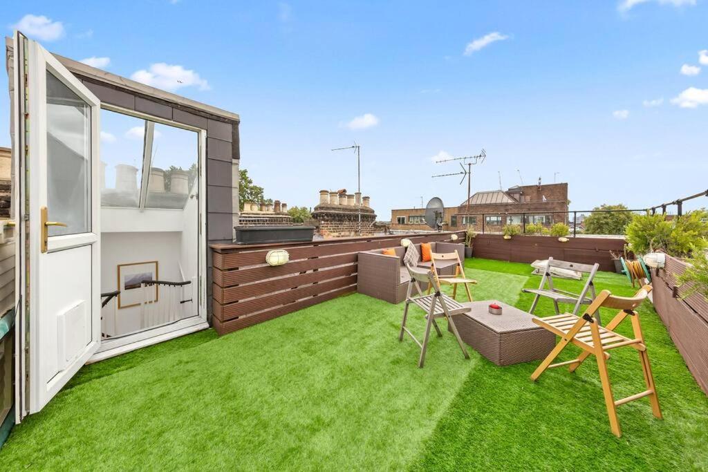 Spacious Sleep 11 With Terrace In Earls Court Ec99 Londra Exterior foto